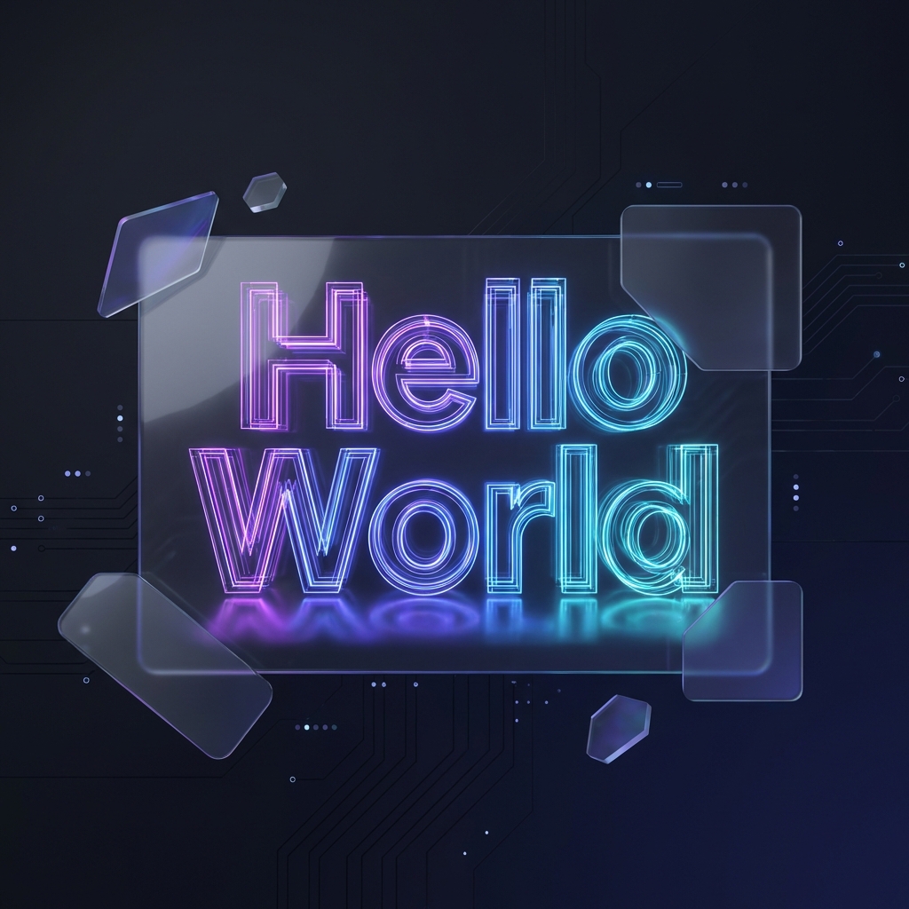 Hello World Hologram